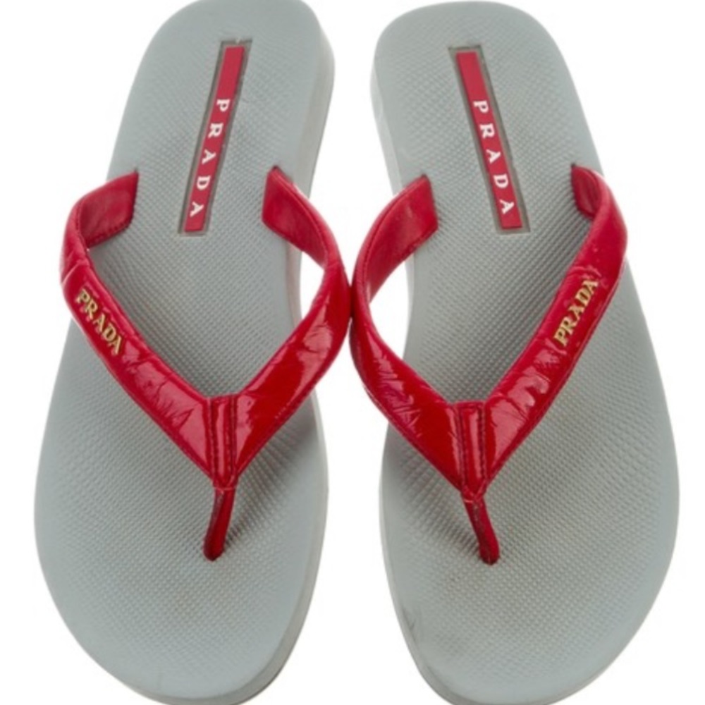 Prada coral sandals - Picture 3 of 8